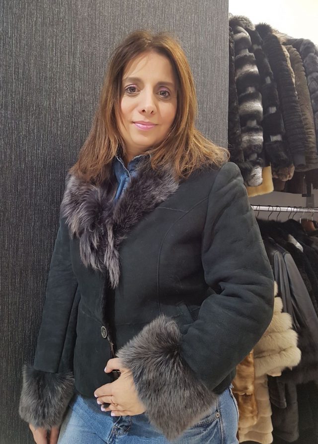 Γυναικείο μπουφάν μουτόν