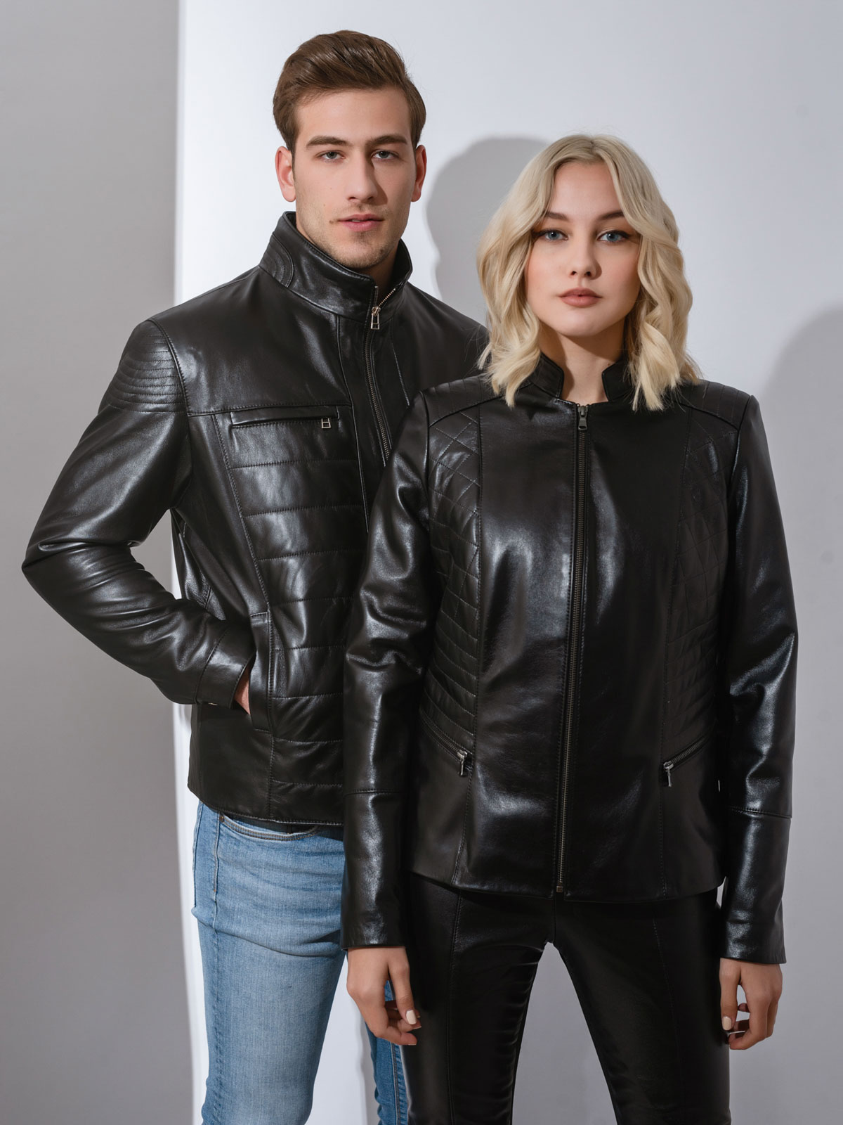 leather Jacket ΔΕΡΜΑΤΙΝΟ ΑΜΑΝΙΚΟ